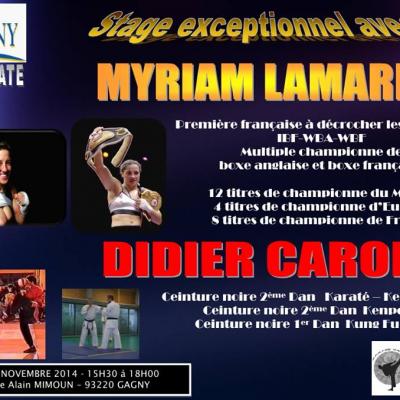 Stage avec Myriam Lamare